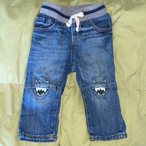Dinosaur pull on jeans